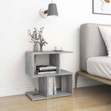  Nočna omarica 2 kosa betonsko siva 50x30x51,5 cm iverna plošča, (20623941) | Shoptok.si