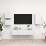  5-dijelni set TV ormarića bijeli od iverice Cijene