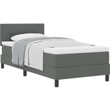 Box Spring Krevet s Dušekom Tamno Sivi 90x200 cm Tkanina | shoptok.hr