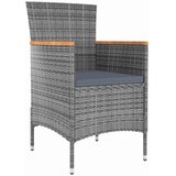  11-dijelni vrtni blagovaonski set s jastucima sivi Siva | shoptok.hr