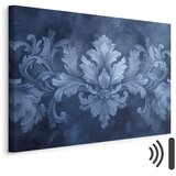 Slika - Ornament in Blue and Cool Colors Dark Blue Decoration 60x40 Akustična | shoptok.hr