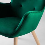 Sofotel Norse stolica s naslonom i osloncem za noge, tamno zelena | shoptok.hr