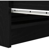  Komoda crni hrast 80x35x99 cm od konstruiranog drva | shoptok.hr