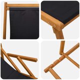  Sklopiva ležaljka za sunčanje 2 pcs 3 Pozicija Crna - Crna 2 | shoptok.hr