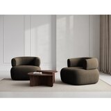 Micadoni Rjav fotelj iz tkanine bouclé Jenny – Home | Shoptok.si