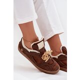 Boto Women's Sneakers on Platform with Warm Fur Brown Solvia | Shoptok.si