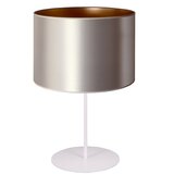  Duolla - Stona lampa CANNES 1xE14/15W/230V prečnik 20 cm srebrna/bakarna/bela | Eponuda.com