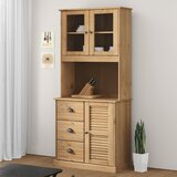 vidaXL Zgornji del komode VIGO 78x30x100 cm trdna borovina Cene