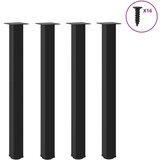 vidaXL Noge za mizo za kavo 4 kosi črna 100-102 cm jeklo | Shoptok.si