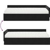  Kotni okvir postelje z matrico Drugo 2 pcs Črna Žamet, (5000123216) | Shoptok.si