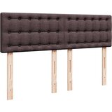  Otomanska postelja z vzmetnico rjav 140x190 cm blago, (22011859) | Shoptok.si