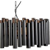 Toolight Kristalna stropna svjetiljka APP1306-C Black matt | shoptok.hr