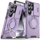  Torbica camshield ring stand za samsung S928B galaxy S24 ultra ljubicasta Cene