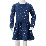  Dječja haljina s dugim rukavima modra 140 | shoptok.hr