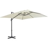 vidaXL Konzolni vrtni suncobran s aluminijskom šipkom 300x300 cm boje pijeska Cene