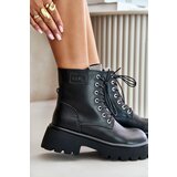 GOE Warm Leather Ankle Boots Workers For Women With Zirconia | Shoptok.si