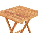 vidaXL 3-dijelni bistro set sa sivim jastucima od masivne tikovine | shoptok.hr
