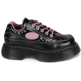 Dr. Martens Čevlji Derby BUZZ 5 EYE SHOE BLACK MILLED GLOSS Črna | Shoptok.si