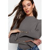 TRENDYOLMILLA ženski duks Twoaw24Kz00309, Antracit-Siva | Eponuda.com