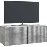 TV Omarica za TV, ki jo lahko montiraš na steno Betonsko siva, (5000210285) | Shoptok.si