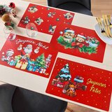 Douceur d intérieur Plastičan podmetač s božićnim motivom 28,5x44 cm Cadocha – | shoptok.hr
