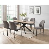 XXXL Jedilna Miza Ezra, Barva Hrasta, 120-160x90 | Shoptok.si