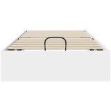 Otoman krevet s pohranom Bijelo 193 x 120 x 25 cm Iverica | shoptok.hr