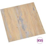  Podne daske 55 pcs Smeđa 5 11 m² PVC - Smeđa i siva | shoptok.hr