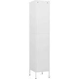 vidaXL Omara s ključavnico bela 35x46x180 cm jeklo | Shoptok.si