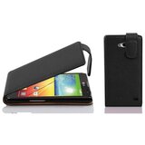 Cadorabo Ohišje, združljivo z LG L90 (1. SIM) v oksidna črna - Zaščitni ovitek v obliki flipa iz teksturiranega umetnega usnja, (20558717) | Shoptok.si