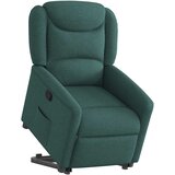  Naslonjač na podizanje od tkanine tamnozeleni | shoptok.hr