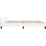 Okvir za krevet s uzglavljem bijeli 200x200 cm od umjetne kože | Eponuda.com