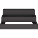  Vrtna saksija Crna 90 x 90 x 35 cm Čelična vrata | Eponuda.com