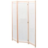 Sobna pregrada s 3 panela od tkanine 120 x 170 x 4 cm krem | shoptok.hr