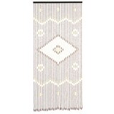 Maximex Bambusova zavesa za vrata v naravni barvi 90x200 cm Rhombus – | Shoptok.si