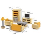 Viga polarb set namještaja za dnevni boravak kućice za lutke | shoptok.hr