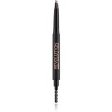 Revolution Duo Brow Definer natančen svinčnik za obrvi s čopičem 0,15 g odtenek Brown Cene