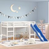  The living store otroški pograd s toboganom bel 90x190 cm trdna borovina - otroški pograd, (21501425) | Shoptok.si
