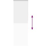 vidaXL rolo zatemnjena bela 80x230cm tkanina širina 75,7cm poliester | Shoptok.si