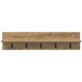  Vješalica za kapute na zidu Umjetnički hrast 80 x 10,5 x 18 cm | shoptok.hr
