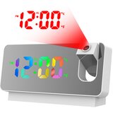 INF Večnamenska projekcijska budilka / barvita LED ura White, (21236343) Cene