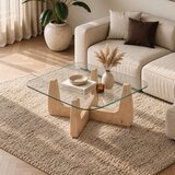Hanah home klub sto Kare, 80 cm, prirodno drvo | Eponuda.com