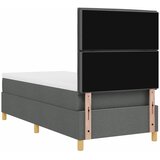  s opruga kutije Tamno siva 100 x 200 cm tkanina | shoptok.hr
