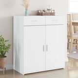 vidaXL Komoda bijela 80x42,5x93 cm od konstruiranog drva Cijene