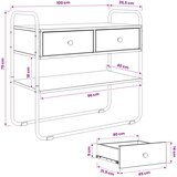  Konzolna stolica Staro drvo 100 x 40 x 75 cm Konstruirano drvo | shoptok.hr