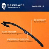 BAKBLADE 2.0 ročni brivnik za hrbet in telo z dvojnim rezilom | Shoptok.si