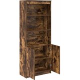  Visoka komoda dimljeni hrast 70x35x180 cm konstruiranog drva | Eponuda.ba