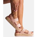 D/CEO Beige slides with fur Adelma Cene