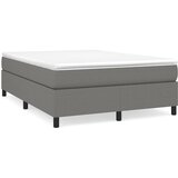 Maison Chic Posteljni okvir - Dvoposteljna postelja - Zakonska postelja brez vzmetnice temno siv 140x200 cm tkanina-J12941, (21768633) | Shoptok.si