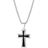 IZMAEL Ogrlica FI-22854 - Srebrna / Crna | shoptok.hr